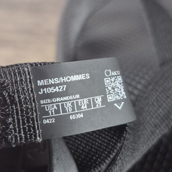 Chaco Z/2 Classic Strappy Sandals Men's Sz 11 Black (EUC) J105427 - Picture 8 of 8